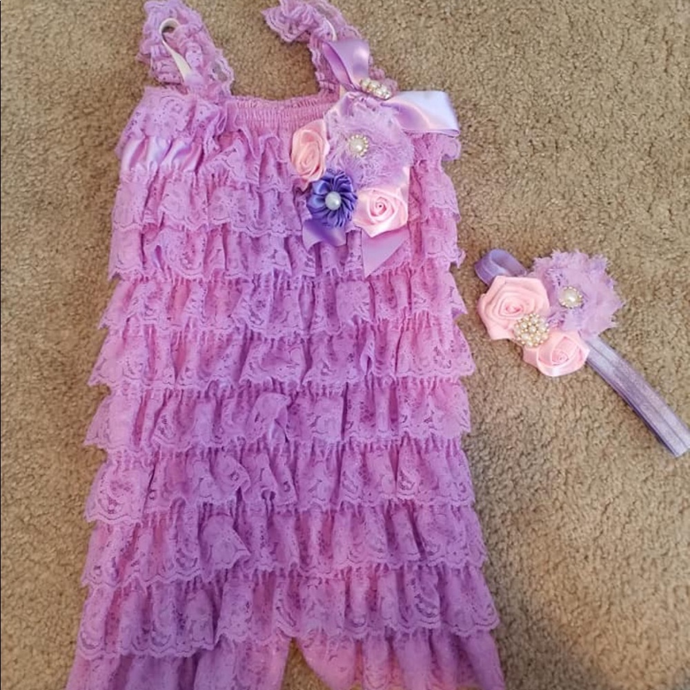 Lace romper